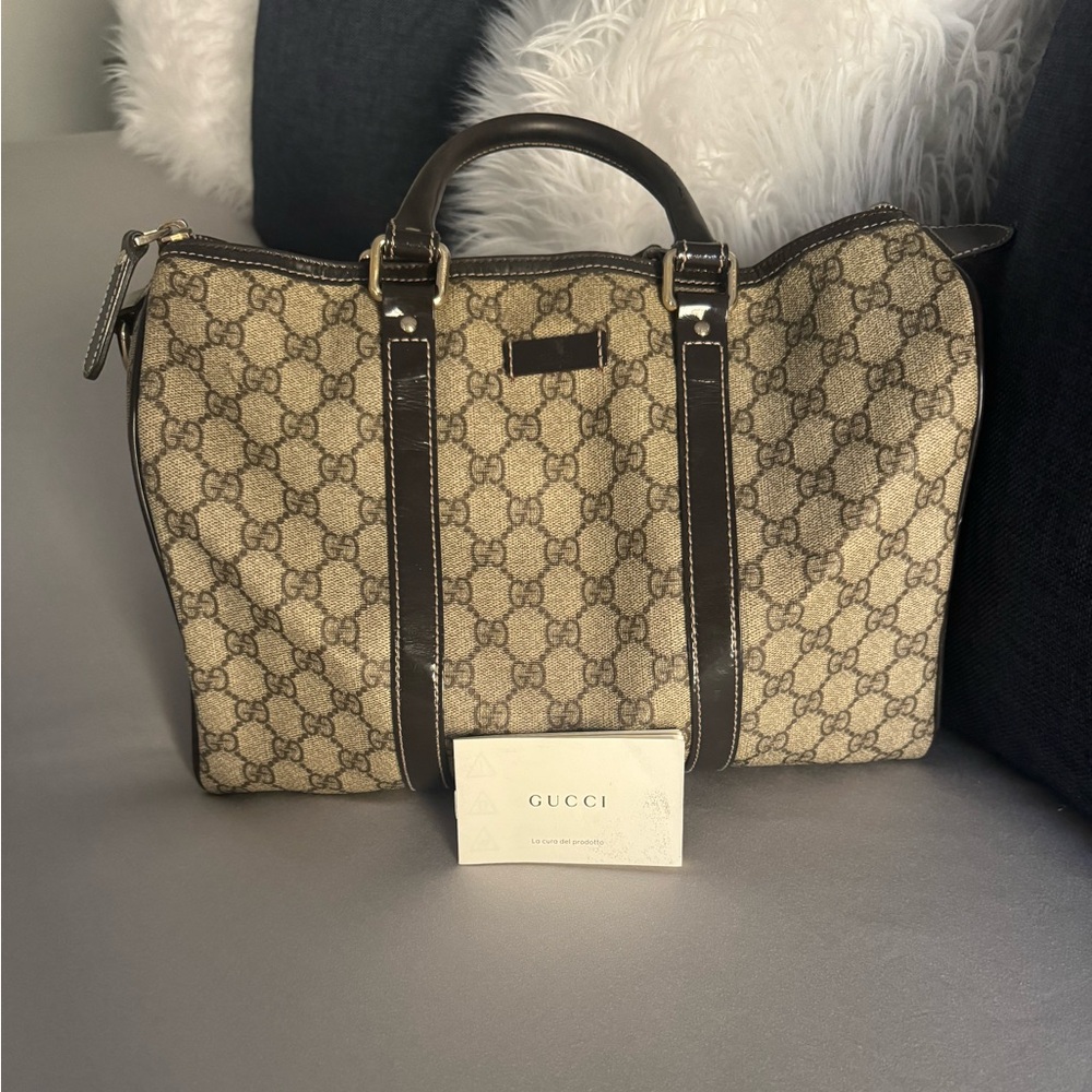 Gucci Monogram Boston Bag